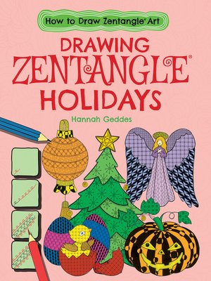 cover image of Drawing Zentangle Holidays
